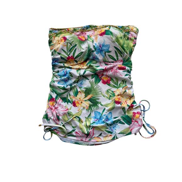 Tommy Bahama Women’s White Orchid Garden Underwire Bandini Swim Top Size XL - Picture 4 of 10